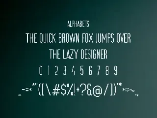 JACOBLINE font