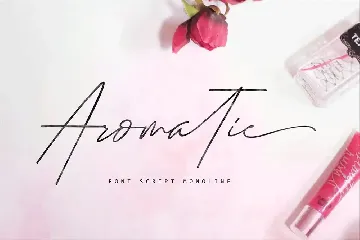 Aromatic font