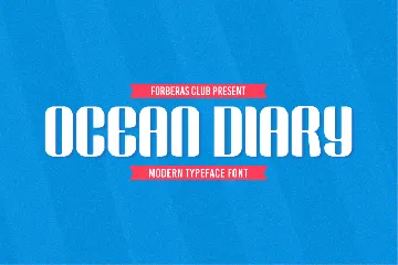 Ocean Diary font