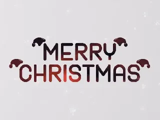 Happy Christmas font