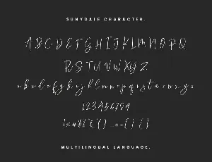 Sunydale Script! font