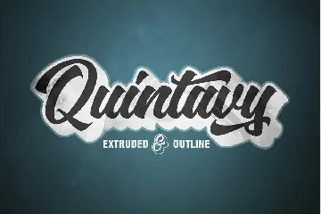 Quintavy Calligraphy Font