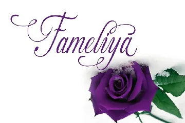 Fameliya font