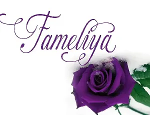 Fameliya font