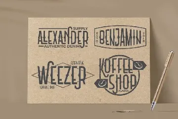 Old Spokes - Vintage Display Font