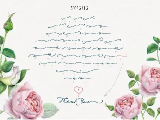 Blessed Script font