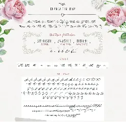 Blessed Script font