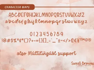 Sweet Brownie font