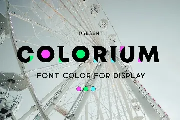 Colorium - Display Font