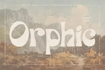 Orphic font