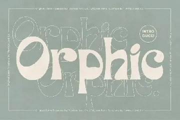 Orphic font