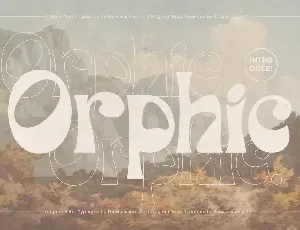 Orphic font