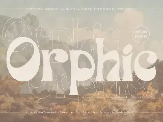 Orphic font