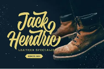 Hadnich - Modern Script font