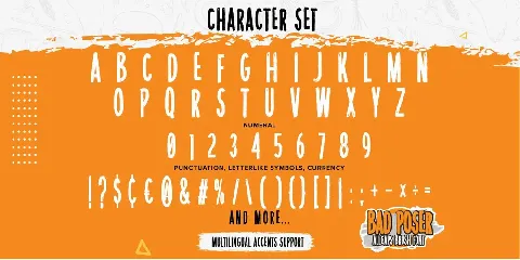 Bad Poser - All Caps Brush Font