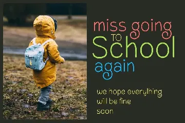 Childern School Education Font