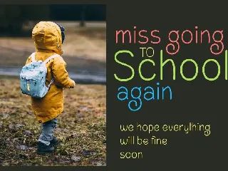 Childern School Education Font