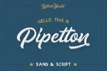 Pipetton Font Duo