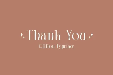 Clifton - Modern Serif Typeface font