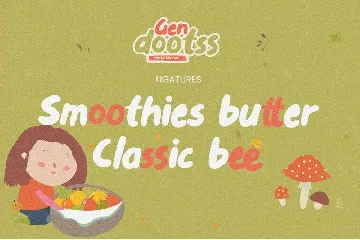 Gendootss - Playful Display font