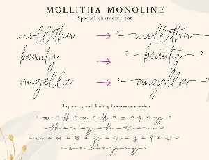 Mollitha font