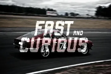 Escalated - Fast Motorsport Racing Font