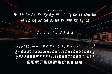 Escalated - Fast Motorsport Racing Font