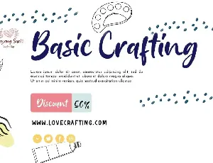 Sweetie Banana - Lovely Craft font