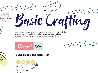 Sweetie Banana - Lovely Craft font