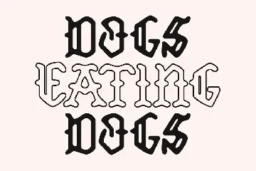 TF Caredog - Blackletter Font