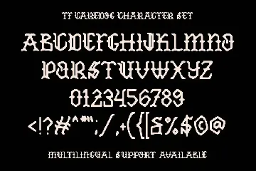 TF Caredog - Blackletter Font