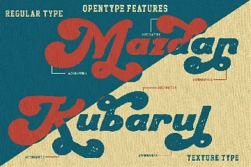 Retro Couture - Vintage Bold Font