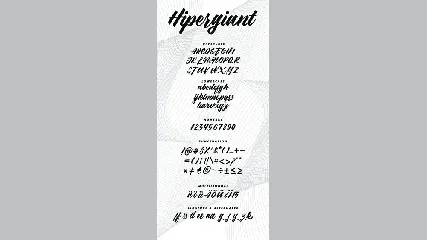 Hipergiant Script font