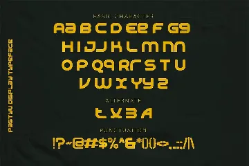 Pastyu - Display Typeface font