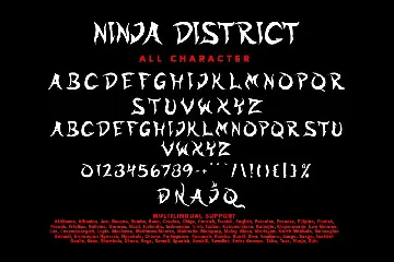 Ninja District font