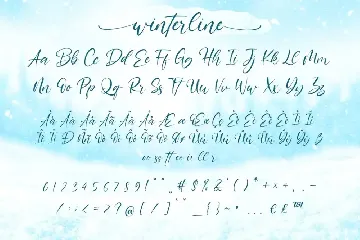 winterline - Sweety Script font