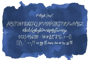 Mollysh Calligraphy Font