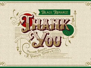 Black Romance - Vintage Blackletter Shadow Font