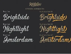 Kastella Script Font