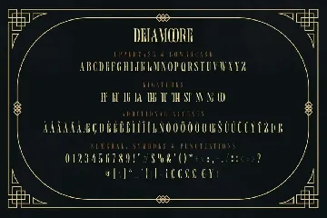 Delamoore - Classic Display Serif font