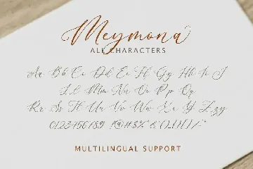 Meymona Script font