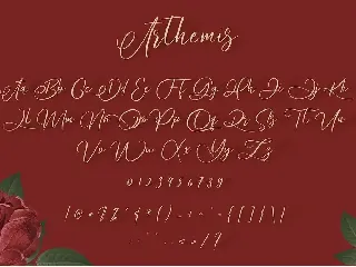 Arthemis Script - Logo Font