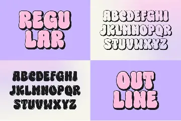 Choret Fudyng Bubble Typeface font