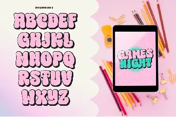 Choret Fudyng Bubble Typeface font