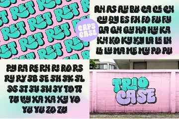 Choret Fudyng Bubble Typeface font