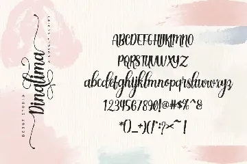 Dinalima Script font