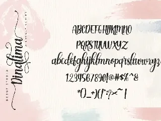 Dinalima Script font