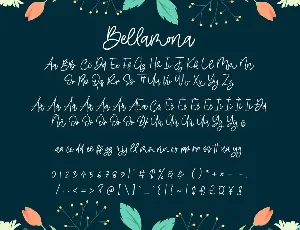 Bellamona - Beautiful Monoline font