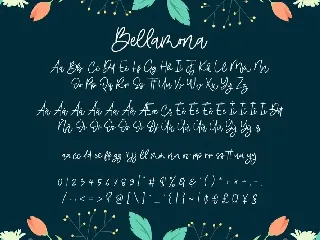 Bellamona - Beautiful Monoline font