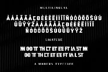 Freedrin - A Modern Typeface font